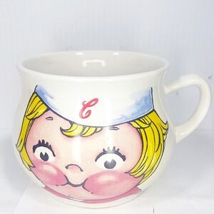 Vintage 1998 Campbell Soup Bowl Cup Mug Blonde Boy Houston Harvest